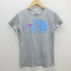 R■ノースフェイス/THE NORTH FACE NTW3489X  ウィメンズ Tシャツ 半袖■灰【L】LADIES/91【中古】