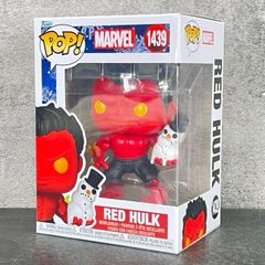 미사용 Funko Pop! 팬코 팝 피겨 MARVEL 마블 RED HULK 레드 헐크 WITH SNOWMAN 1439 / 900392