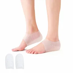 シークレットインソール 4cm インソール身長アップ 高通気性 衝撃吸収足長効果 靴下で隠せる 美脚効果 どんな靴にも合う 中敷 シリコン メンズ レディース かかと クッション クッション どんな靴にも合【男女兼用】 (4.0cm, シリコーン色)