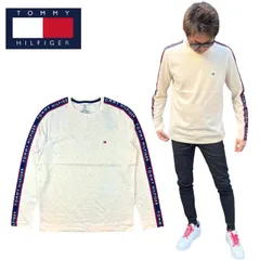 トミーヒルフィガー Tommy Hilfiger トレーナー 薄手 ロンT 長袖 09T4257 ストーン スウェット メンズ レディース ユニセックス 部屋着 クルー 袖ロゴ ルームウェア 春 秋 TOMMY HILFIGER 新品 正規品 未使用品