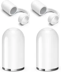 MACLE Apple Pencil 交換用キャップ・カバー 4点セット アップルペンシル キャップ 第1世代 Apple Pencil対応 紛失防止キャップ・ホルダー タッチペン交換用 充電端子用キャップ マグネット式 オリジナルのよう磁