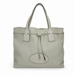 トッズ TOD'S キャンバス トートバッグ ハンドバッグ ロゴ E062300528 