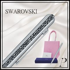☆名入れ無料【新品・BOX/ショッパー付】SWAROVSKI（スワロフスキー）☆Crystal Shimmer☆ シルバー クリスタルペン ボールペン スワロフスキー ギフト プレゼント 贈り物 東京発送