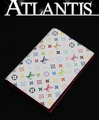 ルイヴィトン Louis Vuitton LV×TM 村上隆 パスポートカバー クーヴェルテュール・パスポール NM マルチカラー ブロン M14178 【71048】