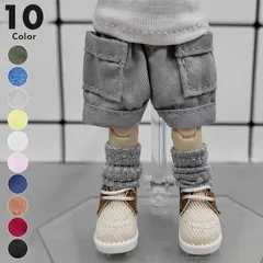 オビツ11 ドール服 ob11 ショートパンツ 撮影小物 ぬい撮り 人形用 12分ドール 12分の1 ねんどろいどどーる 男の子 女の子兼用 ミニチュアショートパンツ カジュアル ハーフパンツ ゆったりフィット おしゃれ カラバリ10色セット可d-26