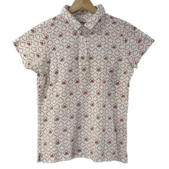 PEARLY GATES(パーリーゲイツ) 半袖ポロシャツ サイズ0 XS レディース美品  - 白×レッド JackBunny!!