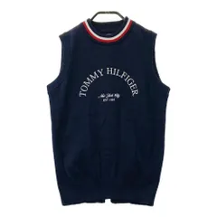 サイズ：L TOMMY HILFIGER GOLF トミー ヒルフィガーゴルフ  ニットベスト  ネイビー系 [240101310407] ゴルフウェア レディース ストスト