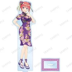 【中古】アクリルスタンド・アクリルパネル 中野二乃 描き下ろし チャイナドレスver. BIGアクリルスタンド 「五等分の花嫁∽ アニメイトフェア」