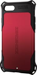 466 エレコム iPhone SE (第2世代/第3世代) / 8 / 7 用 ケース 耐衝撃 角エアクッション ZEROSHOCK レッド PM-A22SZERORD