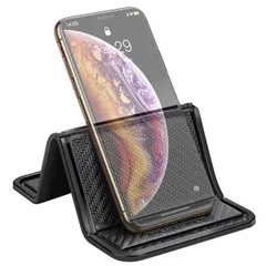 滑り止め マット スマホ置き ダッシュボード シート 車載 小物 スマホホルダー 強力吸着 スタンドのサムネイル