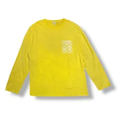 国内正規 LOEWE エンブロイダリーロゴ長袖Tシャツ カットソー ロンT ロエベ H526Y22X47 イエロー XXL 80802A8のサムネイル