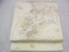 名古屋帯 正絹 花鳥図 美保姿 京袋帯 k-8661 - メルカリ