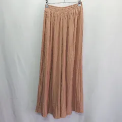 ◇ ⊂Φ NATURAL BEAUTY BASIC ナチュラルビューティーベーシック ウエストゴム スカーチョ サイズM ブラウン レディース E  【1410100021185】