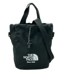 美品 ザ・ノースフェイス ナイロン巾着ミニショルダーバッグ 斜め掛け WHITE LABEL レディース THE NORTH FACE