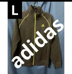 【デザイン必見！】アディダス　ジップアップ　ジャケット　L