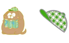 【中古】バッジ・ピンズ 松犬(レトリバーver.) ピンズ2個セット ピクニック 「おそ松さん」