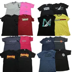古着卸 まとめ売り ブランドMIX 半袖Tシャツ 16枚セット (メンズ S /M ) リーバイス ディッキーズ ノーティカ バンズ 中古 古着 NB7261
