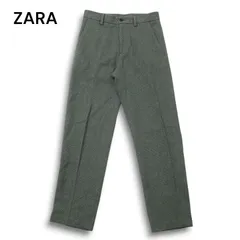 ZARA ザラ マン 現行タグ★ 秋冬 ニット スラックス パンツ Sz.29 メンズ 灰