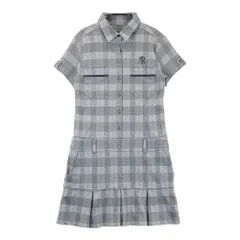 サイズ：M CALLAWAY キャロウェイ  半袖ワンピース グレンチェック柄 グレー系 [240101503896] ゴルフウェア レディース ストスト