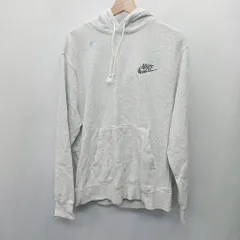 ◇ ⊇ NIKE ナイキ 長袖 パーカー サイズL グレー メンズ E  【1412260013369】