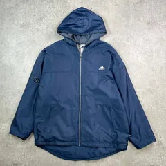 90年代 adidas アディダス 中綿入り ナイロンジャケット パフォーマンスロゴ メンズXL相当 