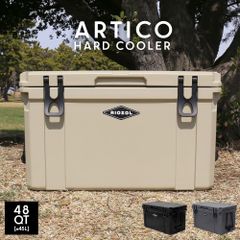 ◆RIOSOL   ARTICO HARD COOLER (アルティコ ハードクーラボックス) 48QT 容量45L◆　クーラーボックス　耐久性　保冷力　ロトモールド製法　アウトドア　キャンプ　レジャー　海　運動会　スポーツ　釣り