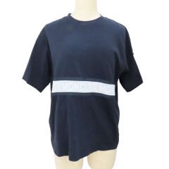 【中古】Moncler モンクレール I10938C00027 829HP ネイビー系 Tシャツ ロゴライン サイズXS レディース メンズ ユニセックス誕生日 記念日 プレゼント 日常使い 旅行用 A2502817【無料ギフトラッピング承ります】