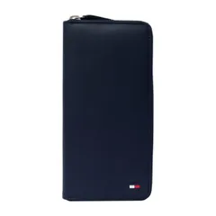 トミーヒルフィガーTOMMY HILFIGER DORE ラウンドファスナー長財布(小銭入れ有)31TL40X009 NAVY 送料無料 プレゼント ギフト