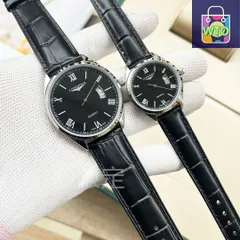 【今日特価】Longines ロンジン 精品カップル腕時計 クラシック 3 針デザイン 輸入クォーツ機芯搭載