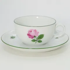 未使用近✨アウガルテン ウィンナーローズ プレート 19cm 皿 ピンク薔薇 未使用近✨アウガルテン ウィンナーローズ カップ&ソーサー 皿 ピンク