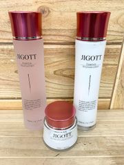 JIGOTT ジゴット エッセンス モイスチャーローション 150ml 乳液 エマルション150ml 化粧水 50ml クリーム 3点セット スキンケア 韓国コスメ 未使用