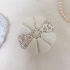 リバティ手毬❀フェリシテ（ピンク） 8cm単品　〜ひな祭り〜