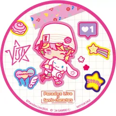 【中古】コースター 三洲寺甘太郎×シナモロール コースター 「Paradox Live×サンリオキャラクターズ アニメイトフェア2024 第2弾」 対象商品購入特典