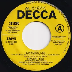 Vincent Bell Darling Lili / Nikki Decca US 32695 203296 JAZZ ジャズ レコード 7インチ 45