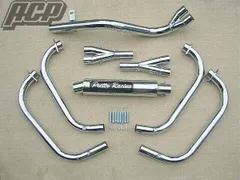 美品❗️プリティーレーシング 【極】CBX400F メッキマフラー 楽天市場】HONDA CBX400F/550F 分割式 45π (極) PRETTY管 メッキ