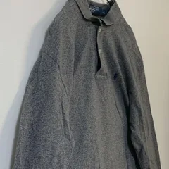 Polo by Ralph Lauren グレー 長袖ポロシャツ XL