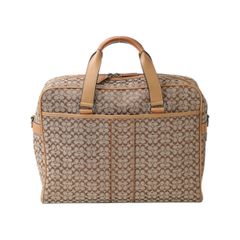 コーチ F70181 CC柄 ブリーフケース 書類かばん ビジネスバッグ COACH ベージュ