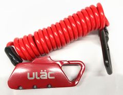 ROCKBROS(ロックブロス)  3桁ダイヤルロック 自転車用鍵 ULAC　ダイヤルフック　レッド