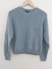 ◇ UNIQLO ユニクロ 長袖 ニット セーター ブルー系 レディース P  【1303310007059】