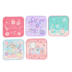 【特価商品】保育園 幼稚園 幼稚園 入園 保育園 入学 小学校 園児 入園入学準備 タオル ミニタオル ミニタオル ハンカチ 入園入学グッズ お得 ファンシー セット 女の子 柄違い 5枚組 5枚組 組 ファンシーコスメ タオルハンカチ ピッコリーノ ハンドタのサムネイル