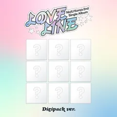 【通常版】【ランダム】NiziU Korea 2nd Single LOVE LINE (Digipack ver.)