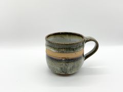 グリーンのコーヒーカップ　　【手仕事　和　陶器】