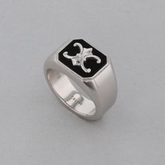 未使用　CELINE シルバーリング　58 オニキス　トリオンフ QEpBts5t3cZmNWwLspjkJd.jpg@jpg