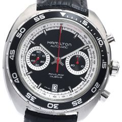 ハミルトン HAMILTON H357560 パンユーロ デイト クロノグラフ 自動巻き メンズ良品保証書付き_893958