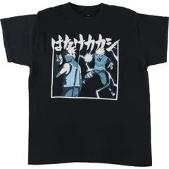 古着 NARUTO SHIPPUDEN ナルト疾風伝 はたけカカシ アニメ キャラクタープリントTシャツ メンズM相当/eaa528411