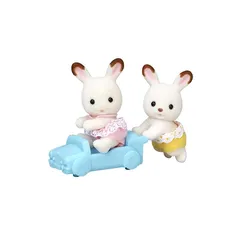 【新着商品】シルバニアファミリー 人形 【 ショコラウサギのふたごちゃん 】 ウ-76 STマーク認証 3歳以上 おもちゃ ドールハウス Sylvanian Families エポック社 EPOCH