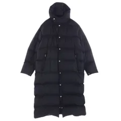 COMOLI コモリ ダウンジャケット 21AW U03-04011 ダウン フーデッド ロング コート ブラック系 F【中古】のサムネイル