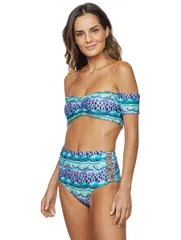 ドミニカオフショルダーハイウエスト 水着 ブラジリアン ビキニ