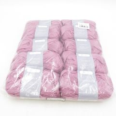 毛糸 LOVE&KNIT GLINT グリント 10玉セット 1番色 パープル系 1玉30g巻 約100m ポリエステル100% 秋冬毛糸 未使用品
