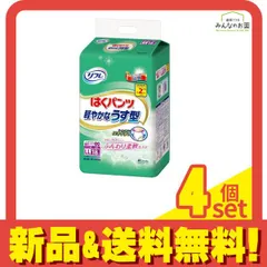 リフレ はくパンツ 軽やかなうす型 LLサイズ 18枚 4個セット まとめ売り